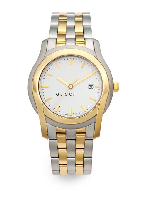 gucci vintage stainless steel watches for men|stainless steel gucci watch men.